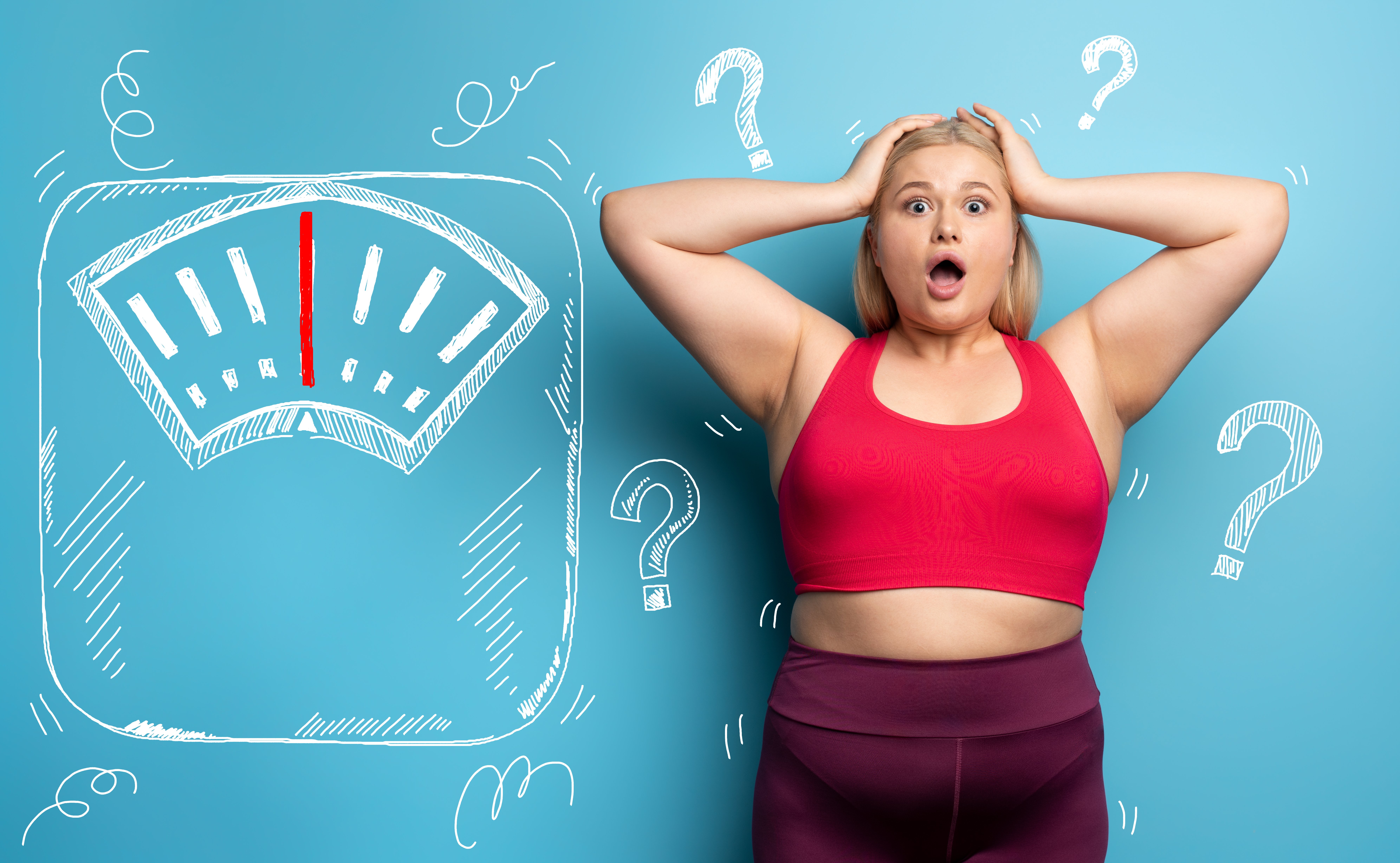 fat-girl-is-worried-because-scale-marks-high-weight